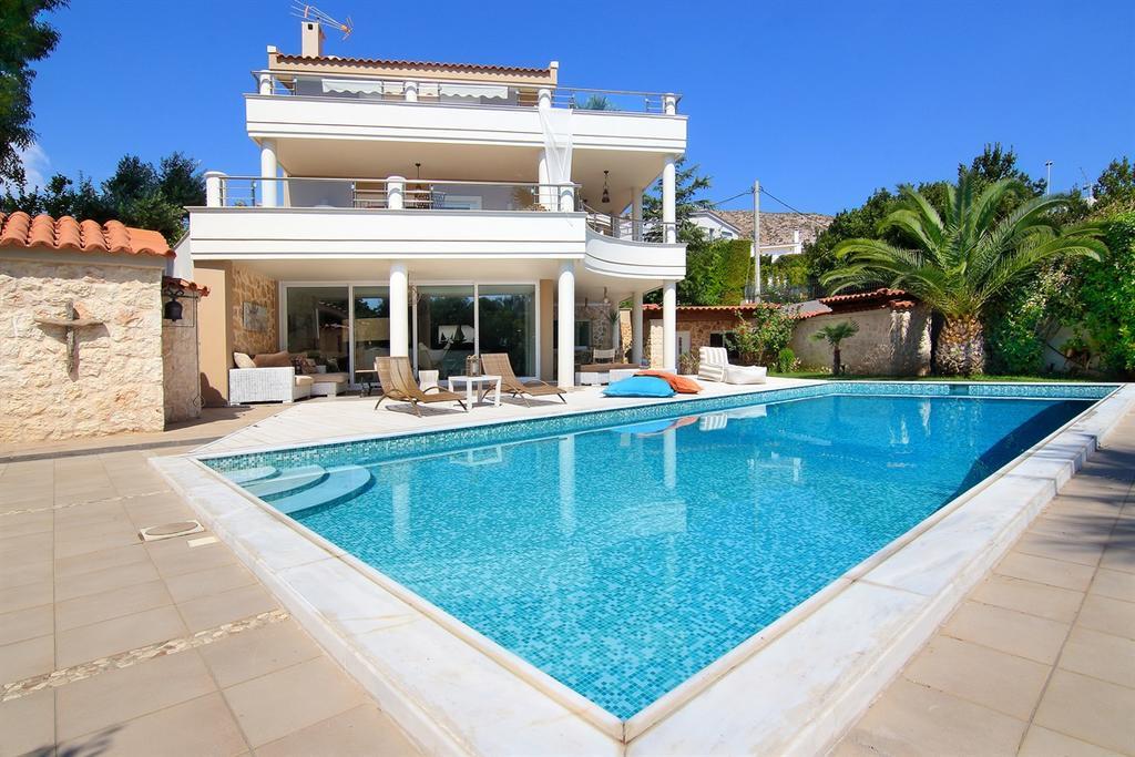 Luxury Villa Sea Melody Palaiá Fókaia エクステリア 写真