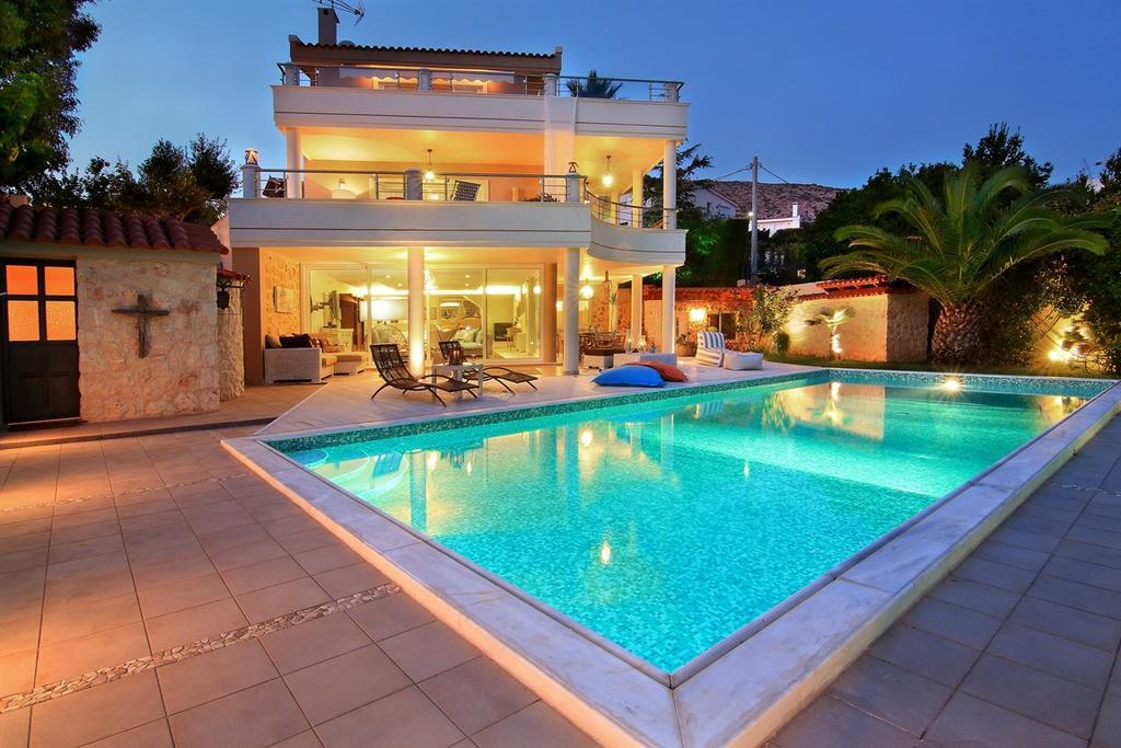 Luxury Villa Sea Melody Palaiá Fókaia エクステリア 写真